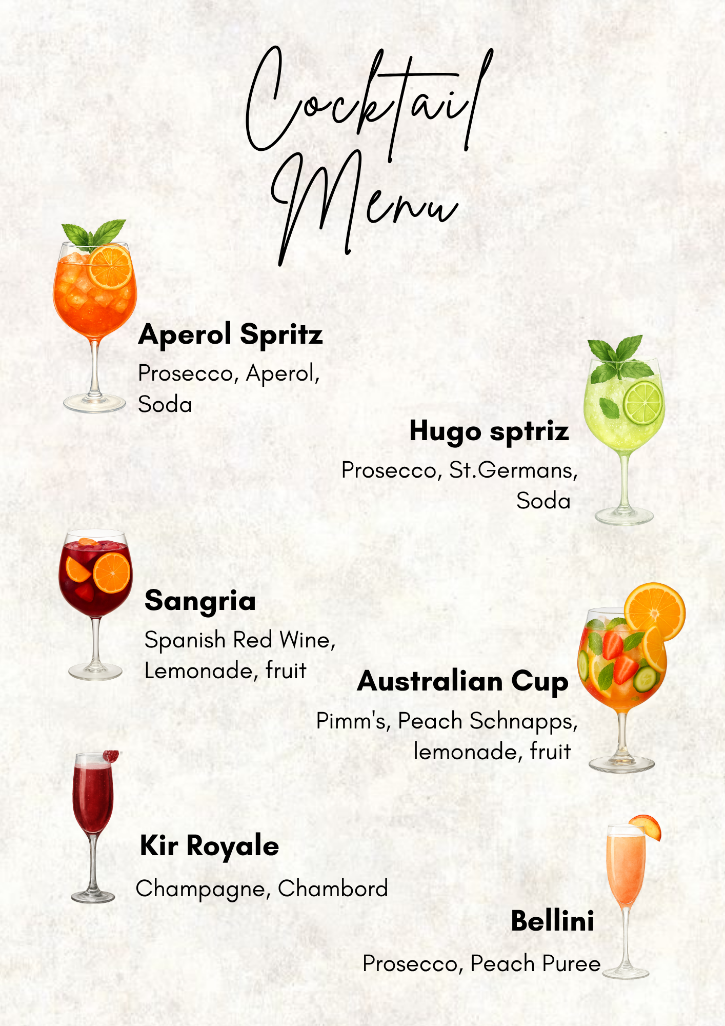 Menu page 3